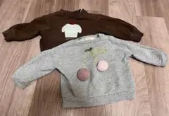 petit main トレーナー 90 （80サイズ相当）2点