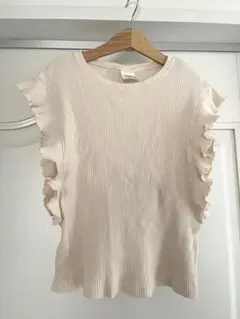ZARA フリルリブトップス　152cmのサムネイル