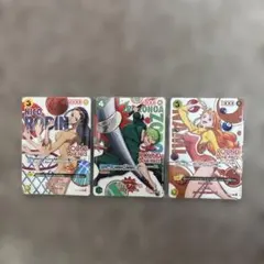 ワンピースカード ロロノア・ゾロ ナミ ロビンラウンドワン ラウワン