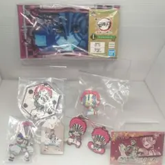 鬼滅の刃 猗窩座　グッズまとめ　ラバマス　一番くじ　アクリルキーホルダー