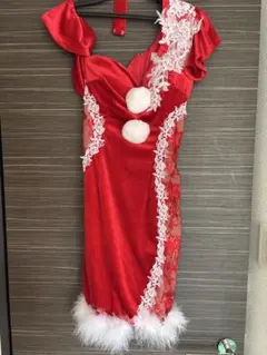sugar サンタコスプレ ドレス レッド XSのサムネイル