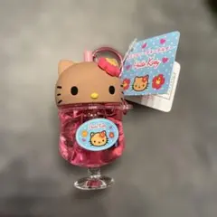 カラフルソーダキーホルダー　日焼けキティ