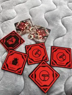 仮面ライダーキャラクター紙コースター 7枚セット