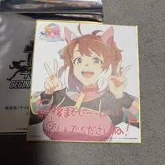 ウマ娘　入場者プレゼント　第２弾　ダンツフレーム　色紙
