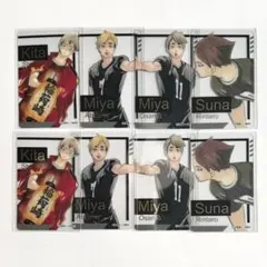 ハイキュー!! 箔押しクリアカードコレクション 稲荷崎 8枚セット