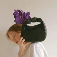 EFOLE ラウンドリボンミニバッグ