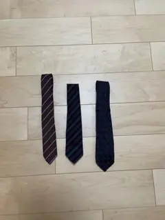 メンズ　ネクタイ　3本セット COMME CA DU MODE MEN 西陣織