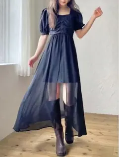 【リゼクシー】レイヤードミニワンピース