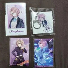 学園アイドルマスター　くじ引き堂 　有村麻央　アクキー　ブロマイド　缶バッチ