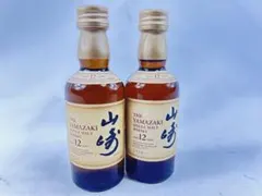 SUNTORY 山崎 12年 シングルモルト ミニボトル 50ml 2本セットのサムネイル
