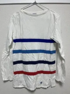 Orcival ボーダーバスクシャツ　ストライプデザイン長袖カットソー