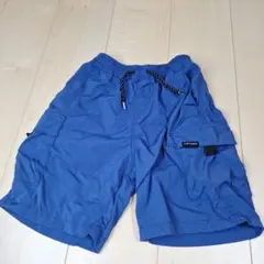 130cm ハーフパンツ ブルー キッズ