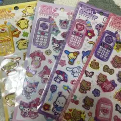 平成ハッピーフォンサンリオ キャラクター ステッカーセット 4パック