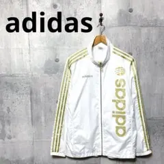adidas アディダス メンズ ウインドブレーカー L ホワイト