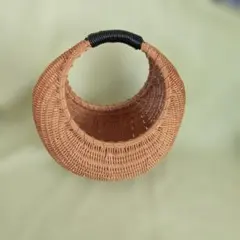 円形　かごバッグ 　かごバスケット