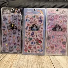 ヴィランズ　不思議の国のアリス　マリーちゃん シール　ボンボンドロップ