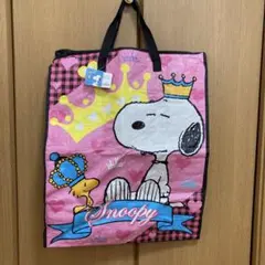 SNOOPY スクーピー　ピーナッツ　ウッドストック　エコバッグ ショッピングのサムネイル