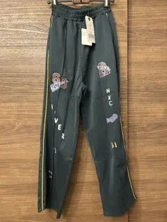 新品 Ocean&ground 160 プリントジャージトラックパンツ 大人