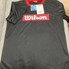 Wilson 半袖Tシャツ 160 黒/赤のサムネイル