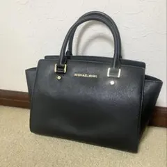 美品MICHAEL KORSショルダーバッグ/ハンドバッグ ブラック