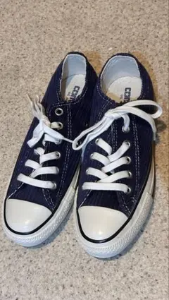 新品未使用ALL STAR コンバース コーデュロイ　ネイビー 23.5cm