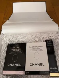 CHANEL ハンドクリーム　ネイルケアジェル　ギフトBOX　ホワイトデーに