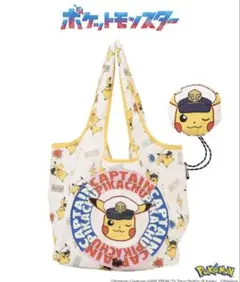 エコバッグ　ポケットモンスター　ピカチュウ　スリーコインズ