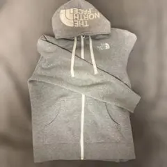 THE NORTH FACE グレー ジップ パーカー ヤリラ　ヤンキー
