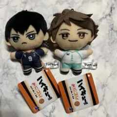 ハイキュー！！みにコレ mini ぬいぐるみマスコット　影山飛雄　及川徹