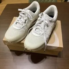 ASICS ホワイト 迷彩柄 ゴルフシューズ