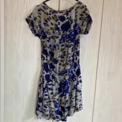 BACCA レオパード柄 半袖ワンピース