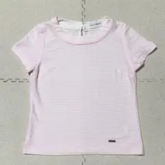 [良品]courreges クレージュ 半袖カットソー ピンク サイズ38のサムネイル