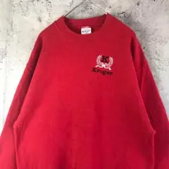 A3854古着　スウェット　レッド　90s Y2K