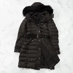✨美品✨ZARAザラロングダウン　ベルト付きS