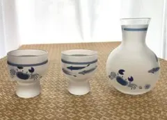 石塚硝子　風流季楽の冷酒3点セット