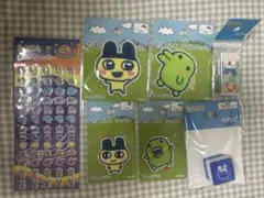 たまごっち 100均 シール スタンプ パイルワッペン まめっち くちぱっち