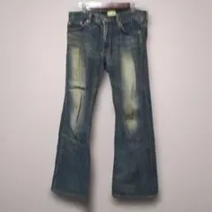 EDWIN 503 WS ブーツカットデニム 羊革パッチ