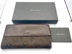 BVLGARI ブルガリ ロゴマニア 長財布 ブラウン箱付きのサムネイル
