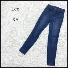 【Lee】リー ハイウエストスキニーデニム XS ブルー レディース ストレッチ
