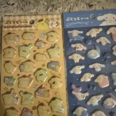 【新品】ぷくっとシール2枚セット　サンリオ