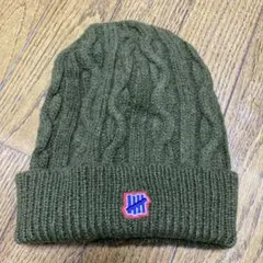UNDEFEATED ニット帽 オリーブ
