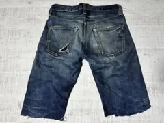 リーバイス 501 復刻 XX BIG E ダメージ デニム ハーフパンツ