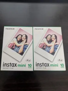 【2個セット】富士フィルム チェキフィルム　instax mini 10枚入×2