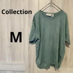 Collection Tシャツ ミントグリーン 【M】 半袖 無地 古着
