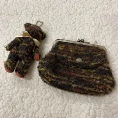 AYANOKOJI あやの小路 ポーチ　熊　チャーム　セット がま口　限定