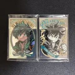 僕のヒーローアカデミア パブミラー風アクリルステッカー 緑谷出久 2点セット