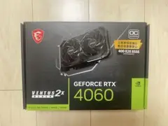Rtx4060 MSI Ventus 2X Black OC Edition
