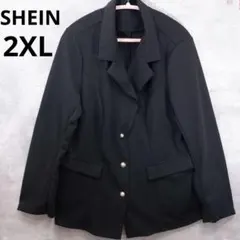 SHEIN ブラックジャケット 2XLサイズ