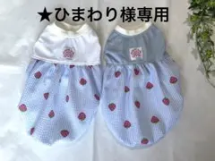 ★ひまわり様専用　いちごのバルーンタンクトップ【073】胴回り44