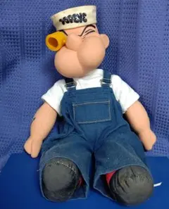 昭和レトロ　ポパイ　大きい　ぬいぐるみ ポパイ 昭和 レトロ ぬいぐるみ - メルカリ